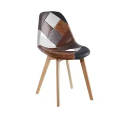 PANDALINO - Silla Patchwork Da Vinci - Ecocuero Café