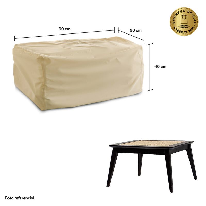 CWAGEN - Cobertor Funda de Mesa de centro Cuadrada XL Tapado Covers-WagenCovers