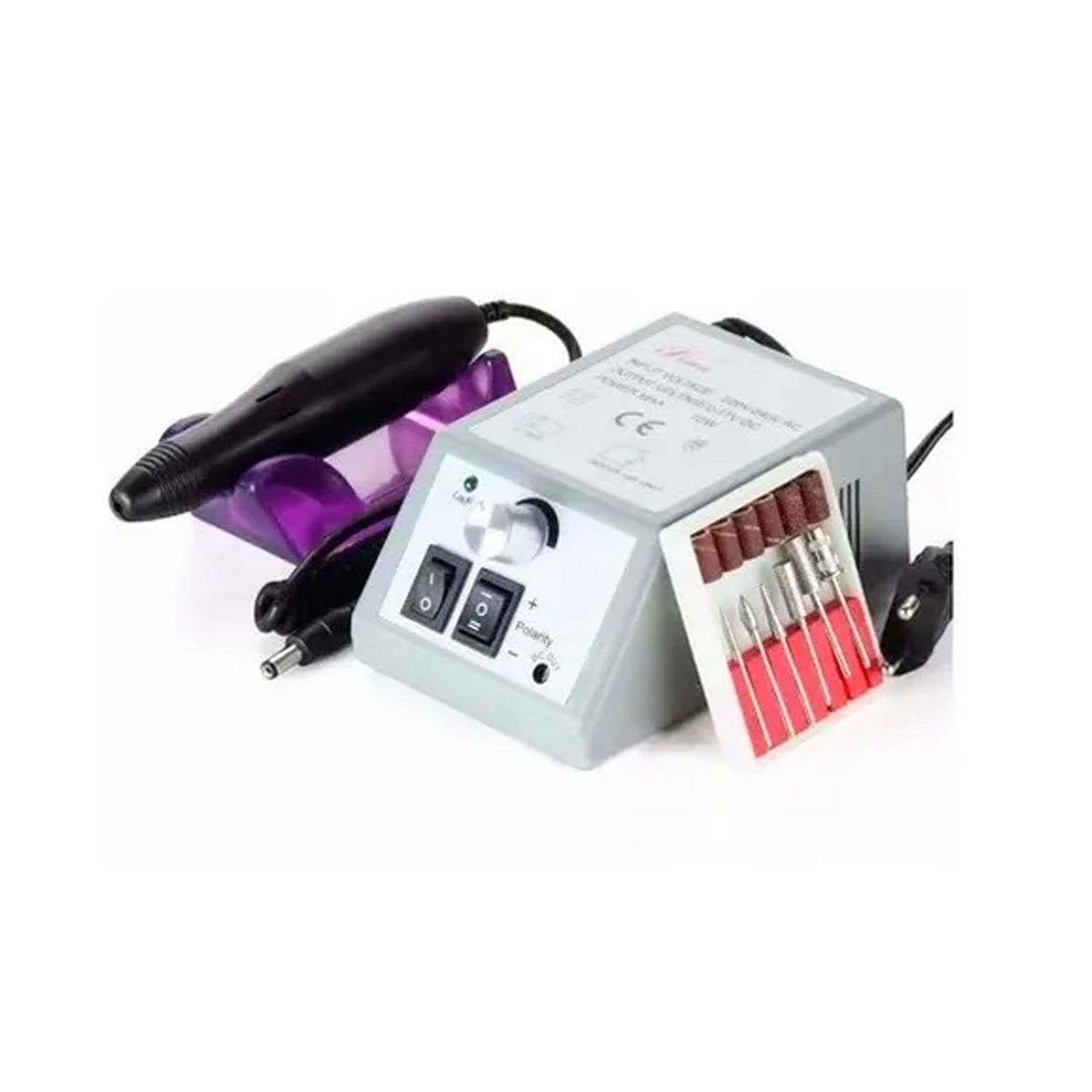 PUNTO STORE - Torno Manicure Profesional Eléctrico Con Potenciador - Ps