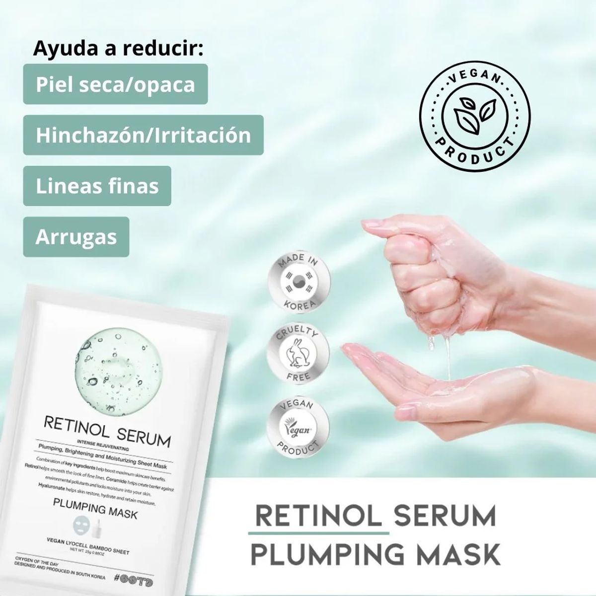 OOTD - Mascarilla Rejuvenecedora Retinol Serum Plumping