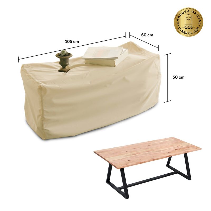 CWAGEN - Cobertor Funda de Mesa de centro Angosta M Tapado Covers-Wagen Covers