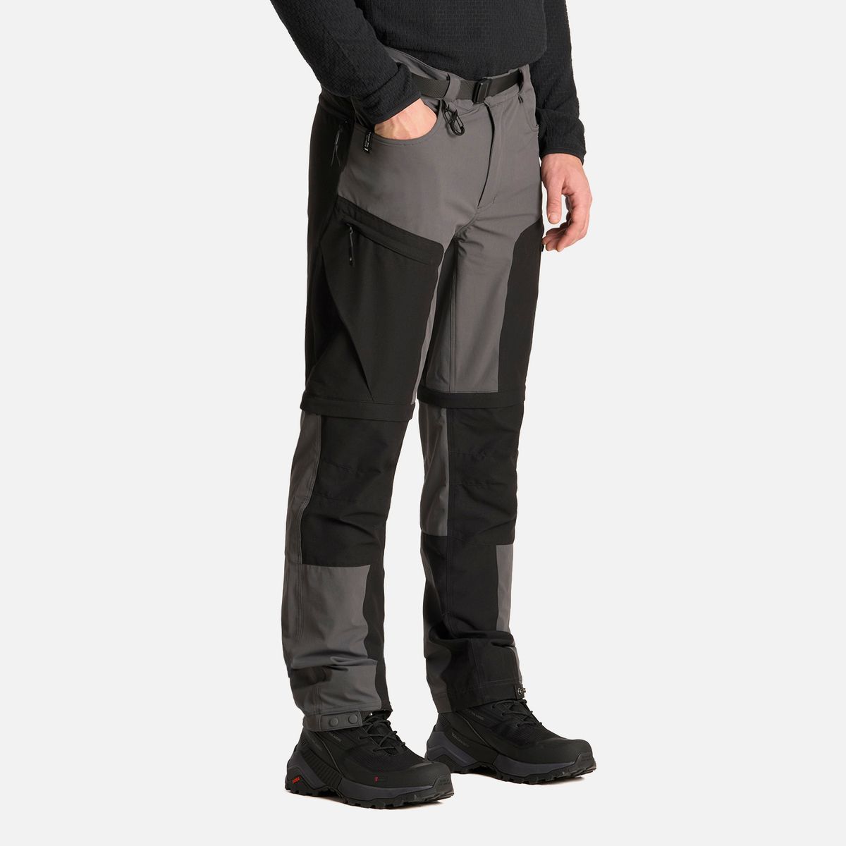 LIPPI - Pantalón Hombre Wollaston Mix-2 Pants Gris Medio Lippi