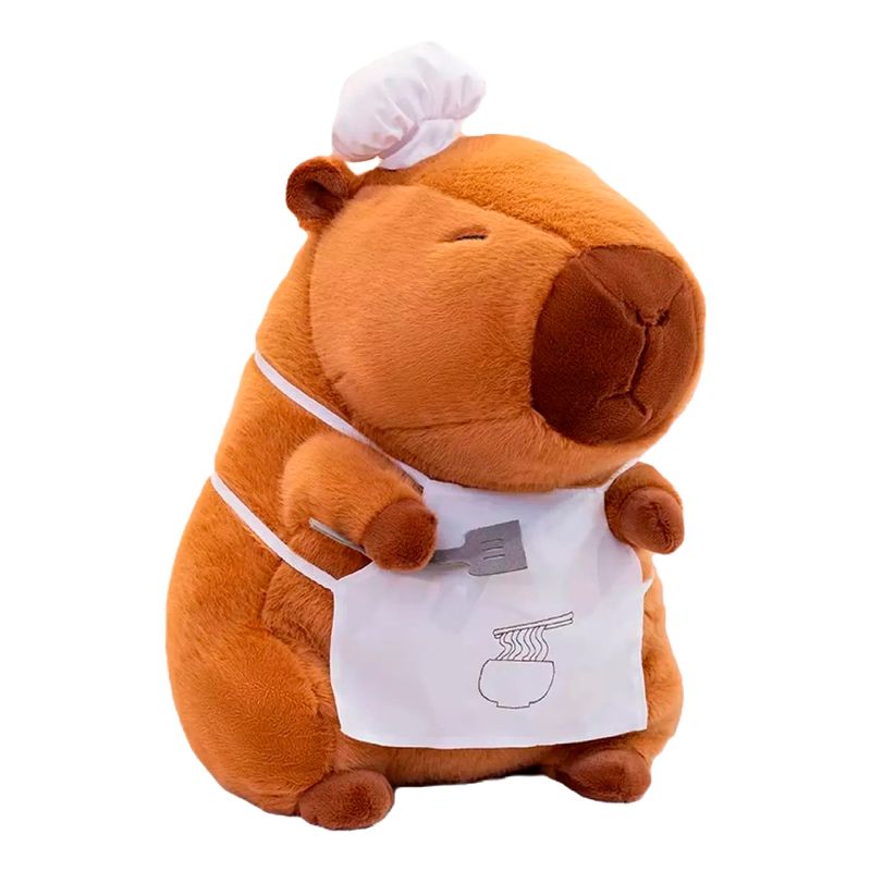 GENERICO - Peluche Capibara Cocinero 28 cm