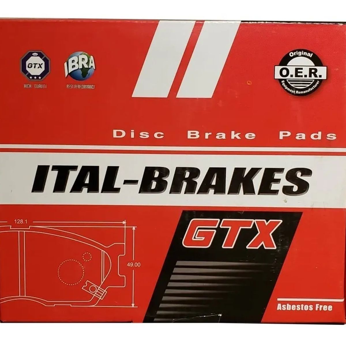 GENERICO - Pastilla De Freno Delantera Mitsubishi L200 2007-2024