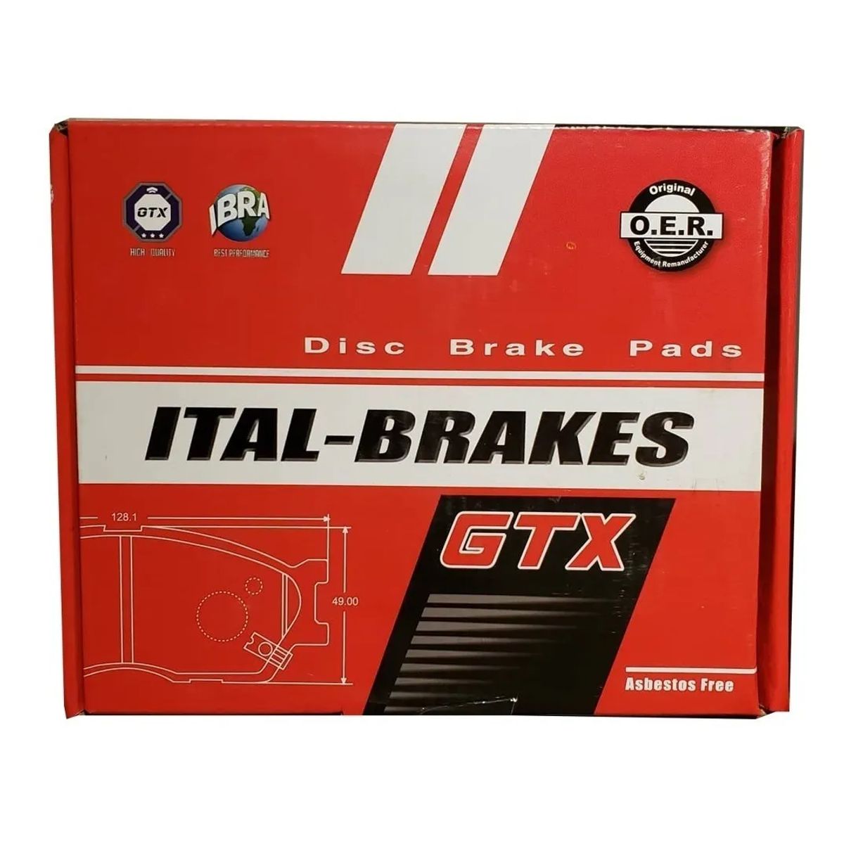 GENERICO - Pastilla De Freno Delantera Mitsubishi L200 2007-2024