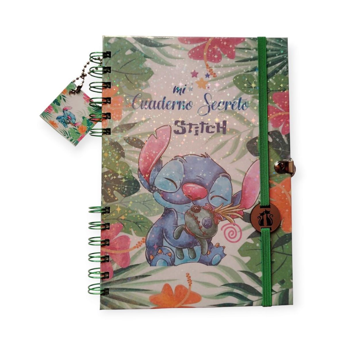 INDEPENDIENTE - Cuaderno secreto o diario de vida para niños Stitch
