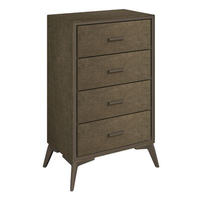 Imagen 2 del producto Cómoda Tapizada de 4 Cajones Liviana Madera MDF