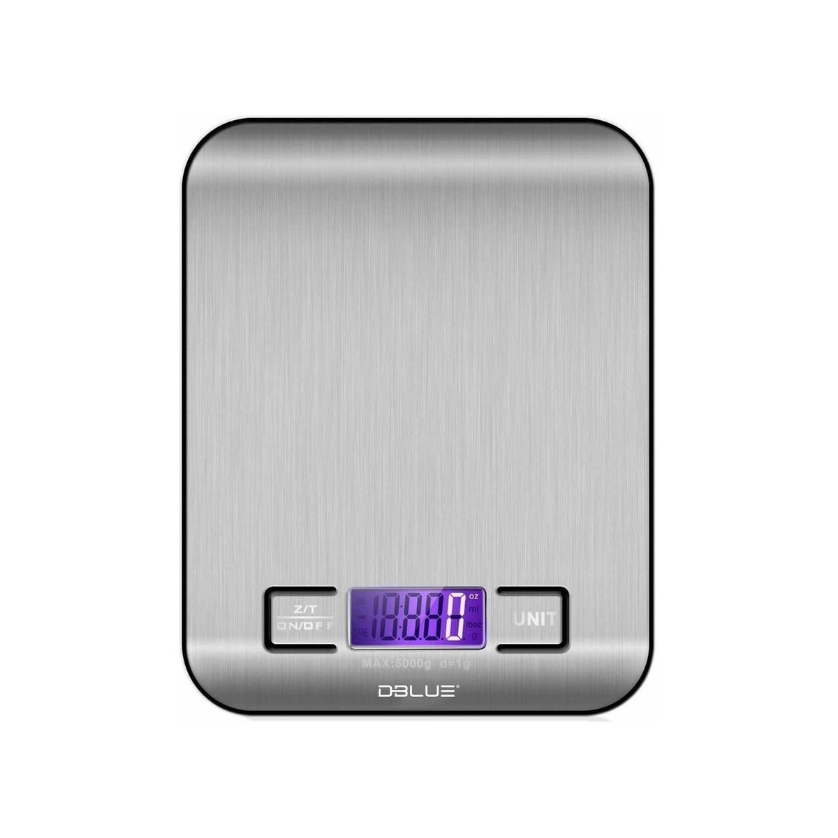 DBLUE - Pesa Gramera Cocina Digital Acero Inoxidable 5kg - Ps