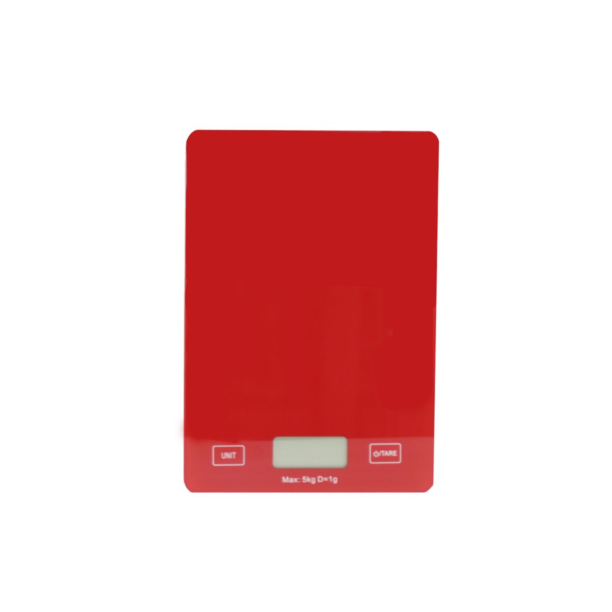 DBLUE - Pesa Gramera De Cocina Digital Capacidad 5kg Color Rojo - Ps