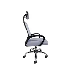 CASA BELLA - Silla Ejecutiva Escritorio Ergonomic Con Apoyacabeza Basic Gris