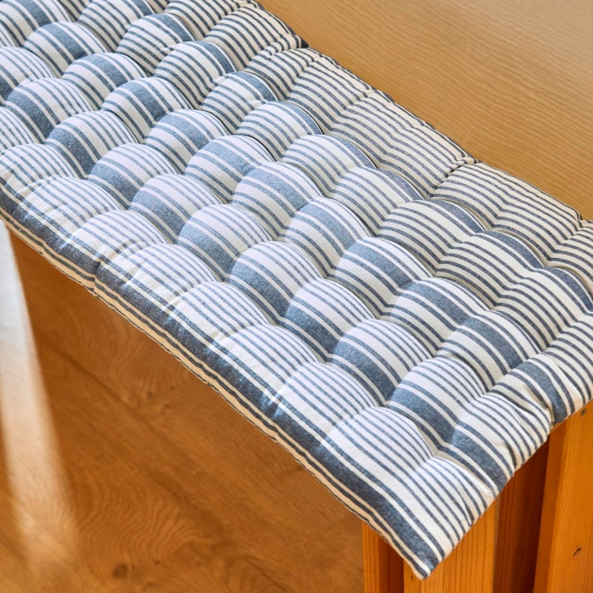 CALMA HOUSE - Cojín de Banqueta Haiti 120x40x4 Azul Calma House