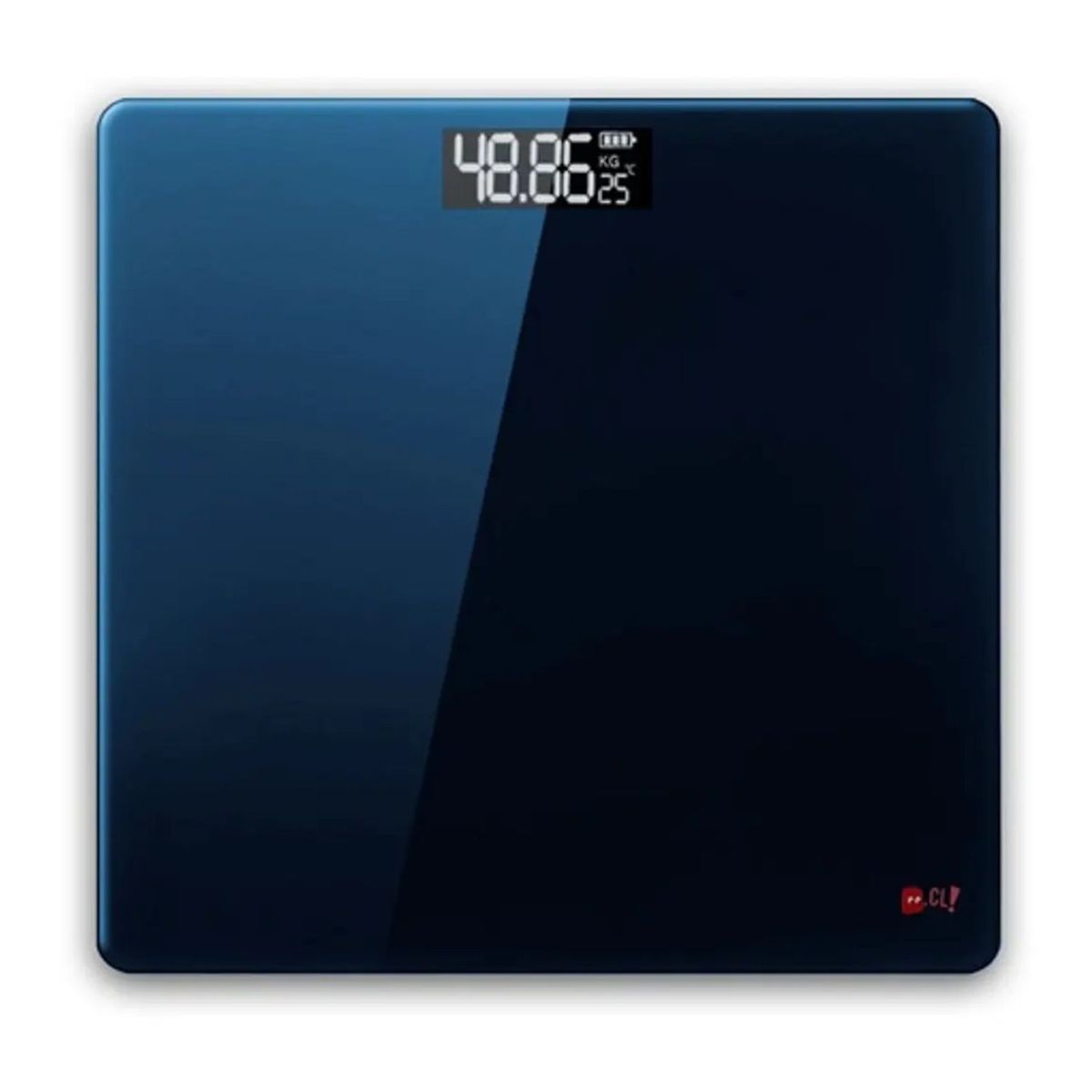 DBLUE - Pesa Digital Baño Vidrio Templado Capacidad 180kg Azul - Ps