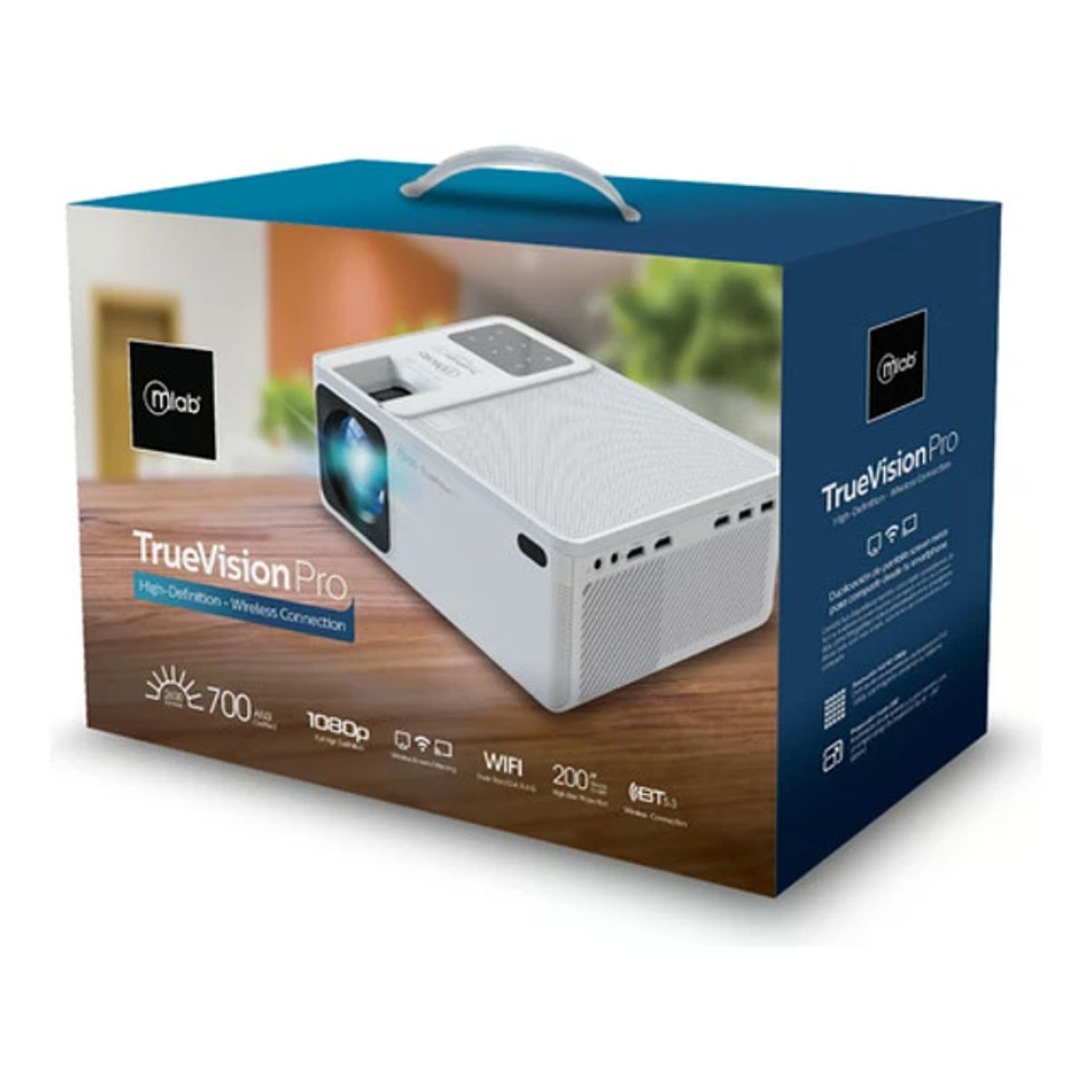 MICROLAB - PROYECTOR INALAMBRICO MICROLAB TRUEVISION PRO WIFI 09398 BLANCO