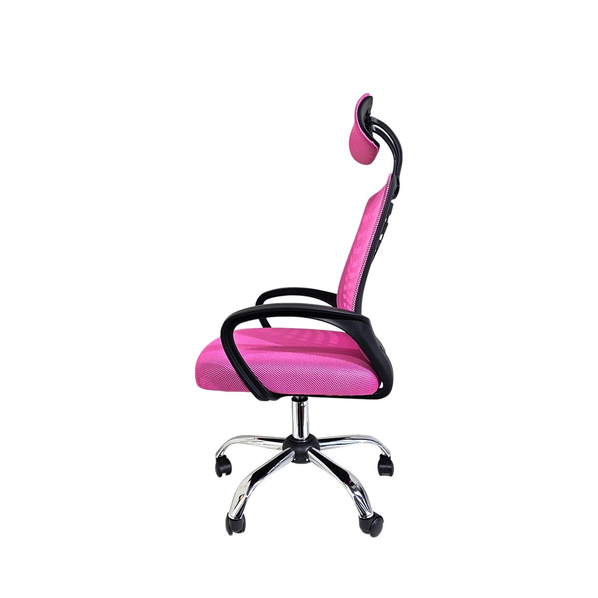 CASA BELLA - Silla Ejecutiva Escritorio Ergonomic Con Apoyacabeza Basic Rosa