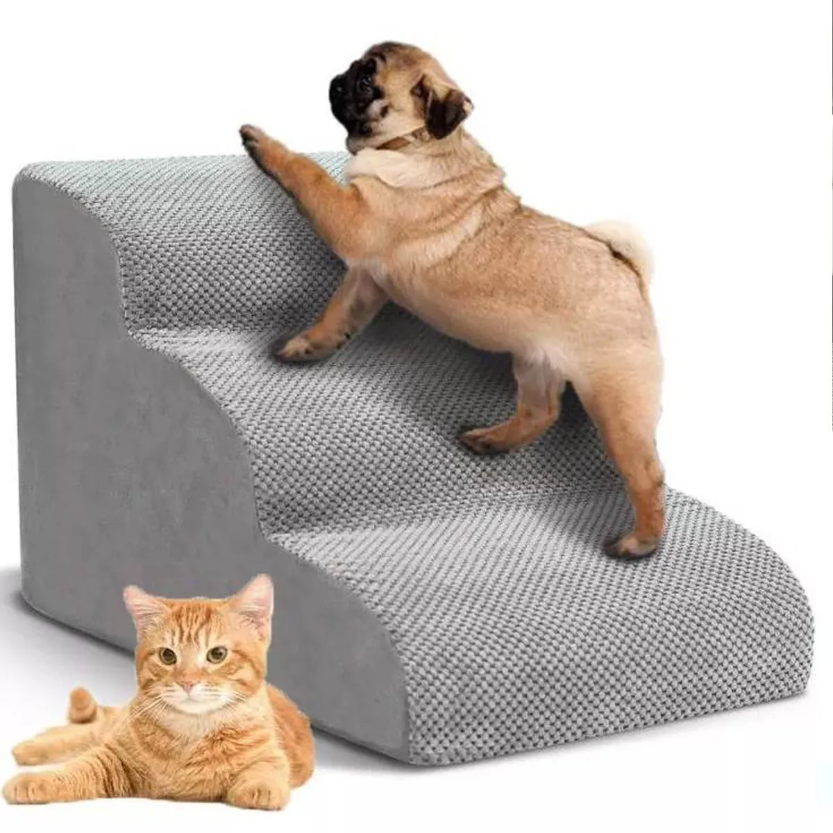 MUNDO MAGIA - Escalera Perro Mascota Fondo Impermeable Antideslizante