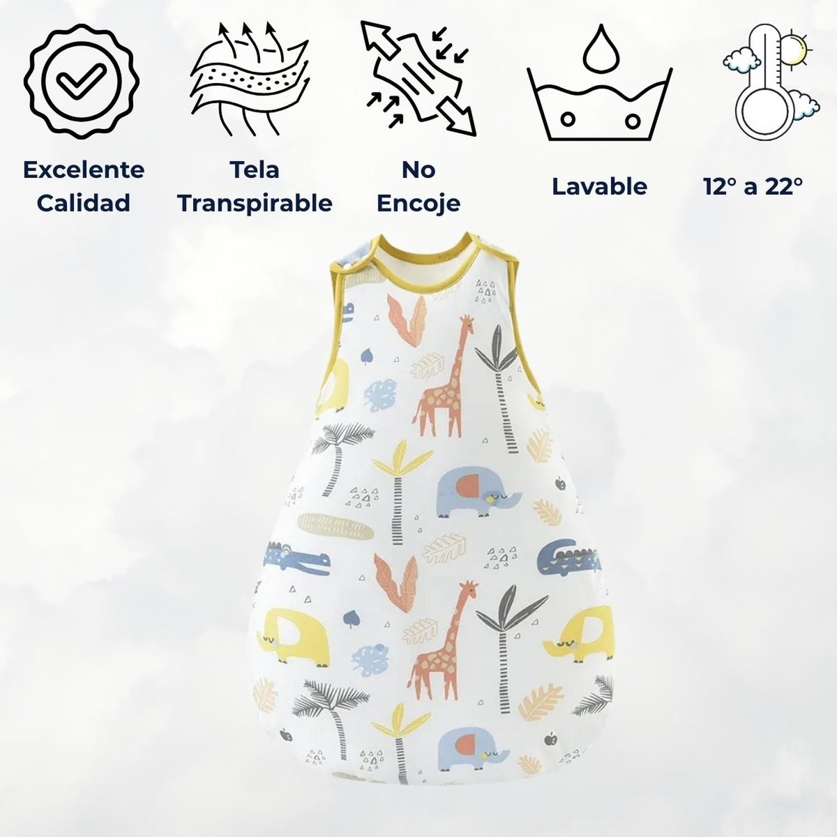 KIVARA - Saquito De Dormir Bebe Tog 1.5 Pijama Saco De Dormir