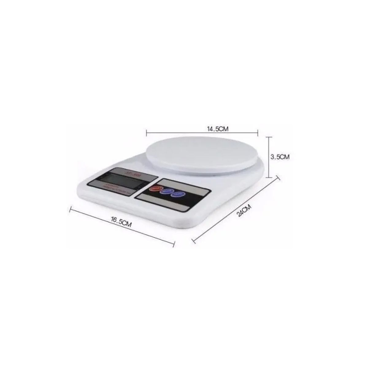 DBLUE - Pesa Gramera Para Cocina 7kg Con Pantalla Lcd - Ps