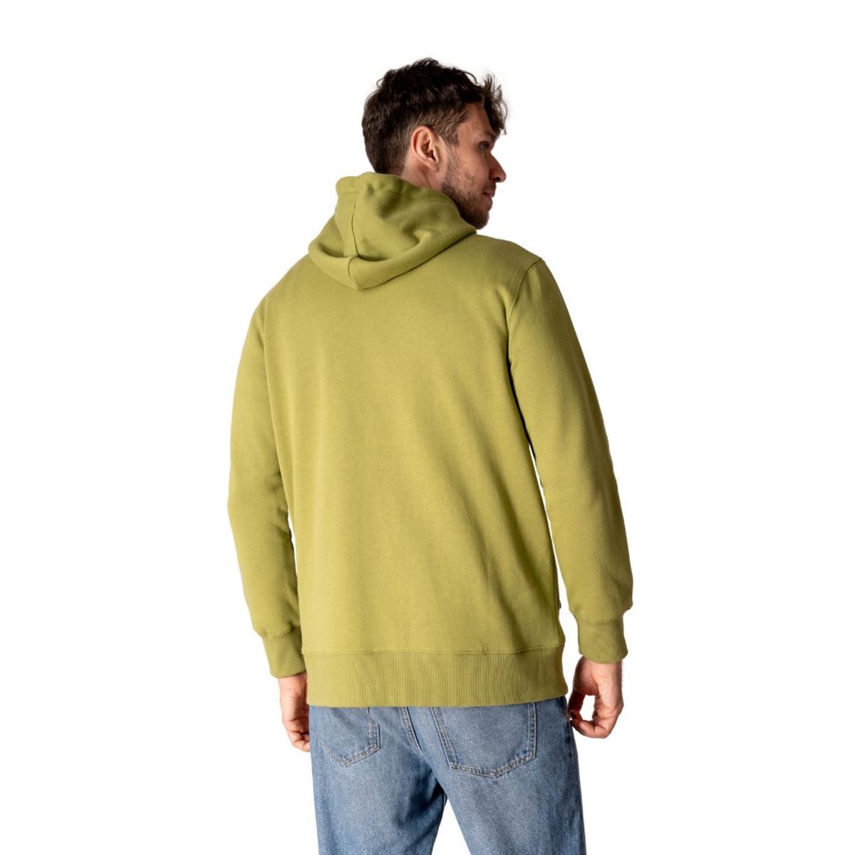 LENGA - Polerón Hombre Con Gorro Y Cierre metal Algodón Orgánico Pehoe Lenga