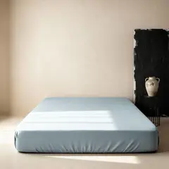 HYPNOS - Sábana Bajera Premium 100% Bambú Orgánico 300 Hilos Ultra Suave