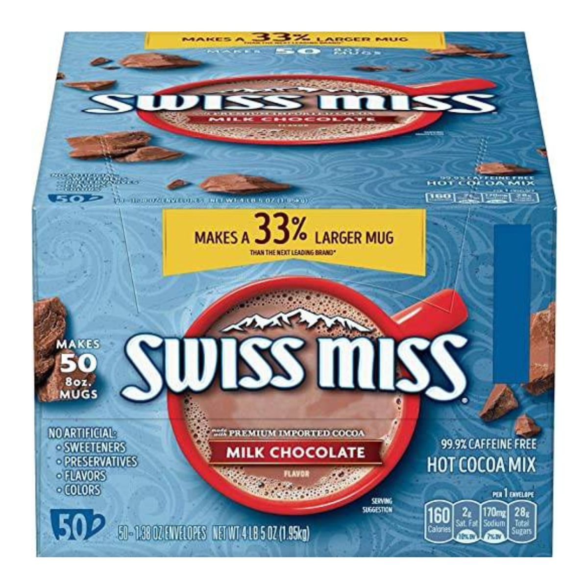 GENERICO - Mezcla de Chocolate Caliente Swiss Miss 50 un x 39 g