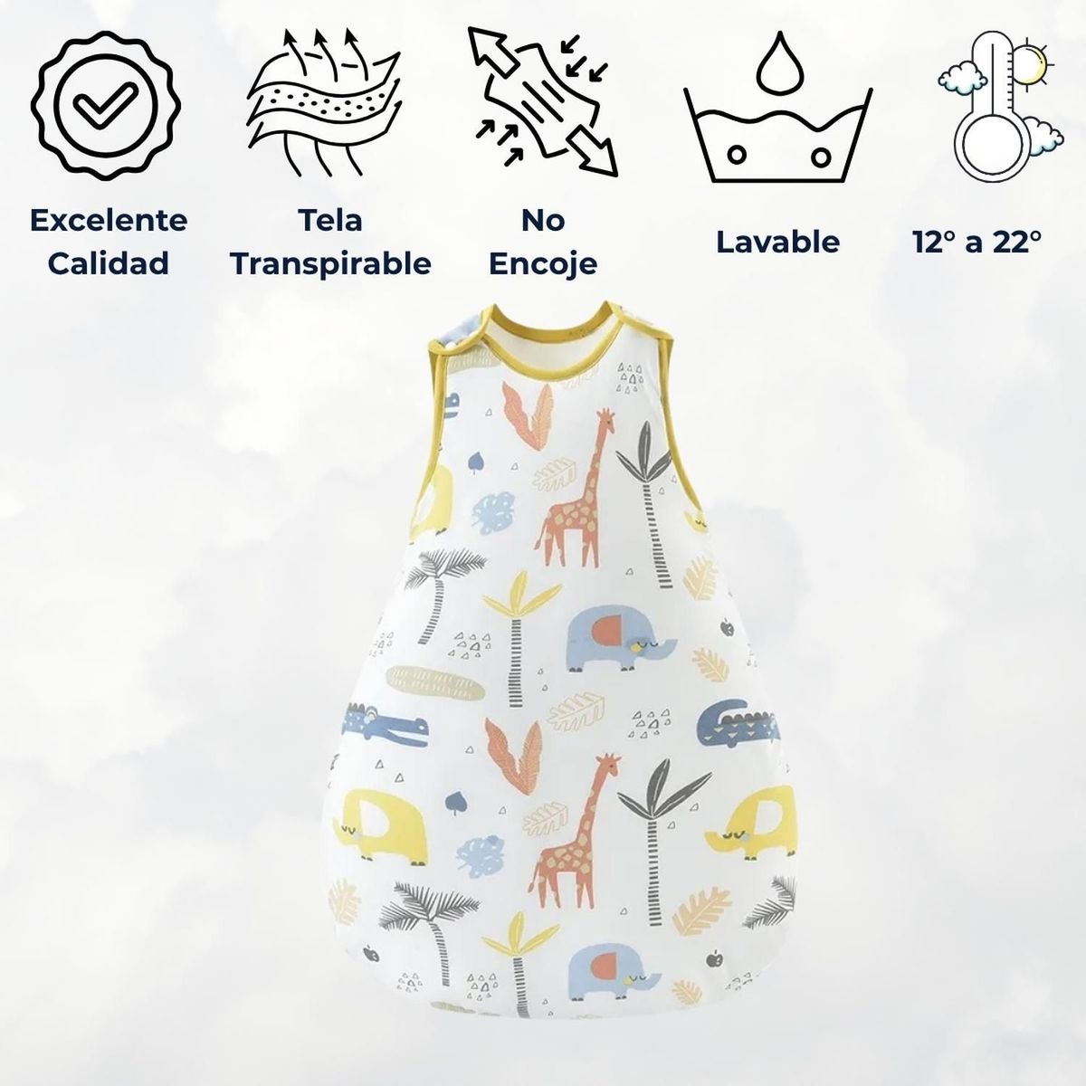 KIVARA - Saquito De Dormir Bebe Tog 1.5 Pijama Saco De Dormir