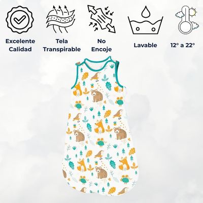 Imagen 2 del producto Saquito De Dormir Bebe Tog 1.5 Pijama Saco De Dormir