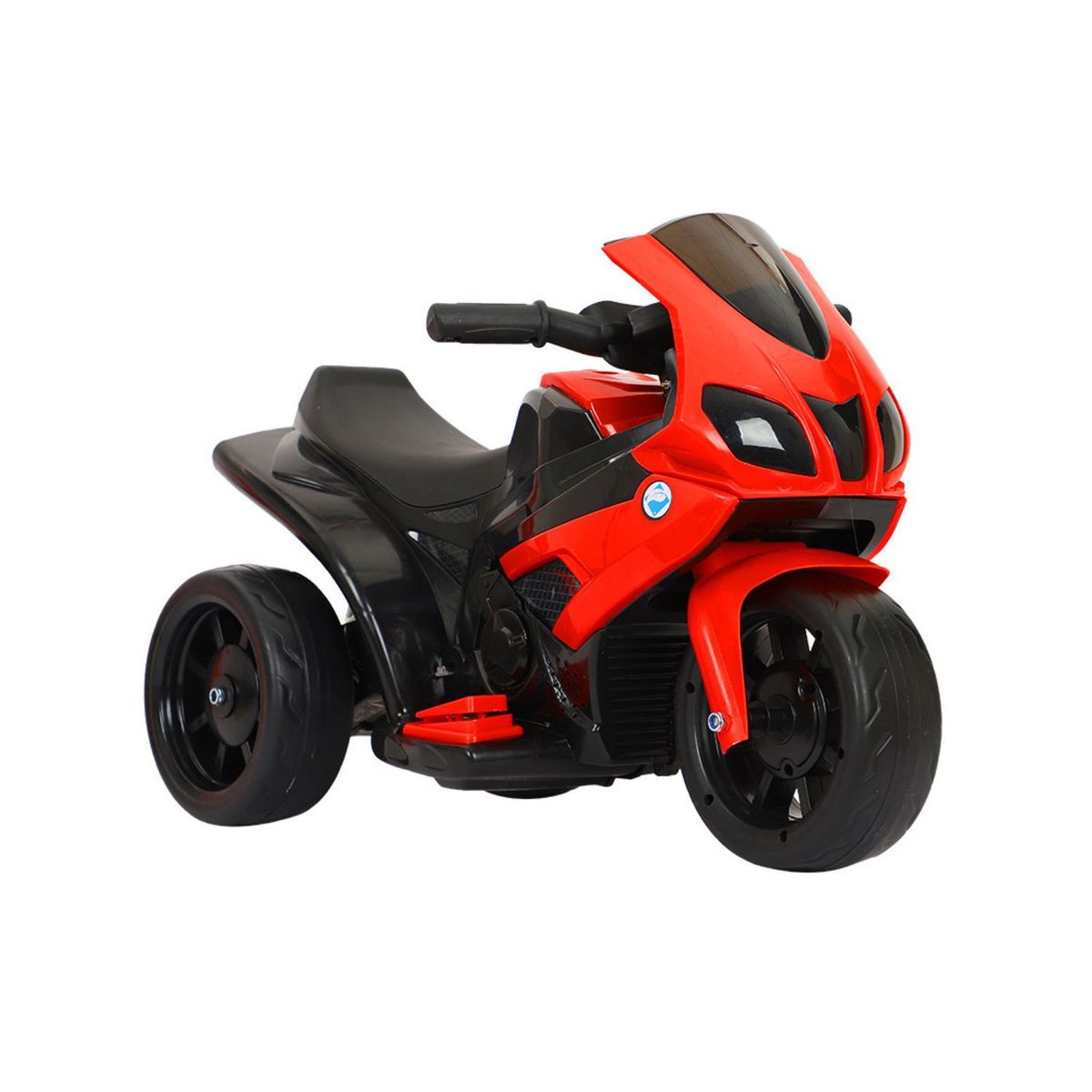 BABYLUNA - Moto con Batería Recargable Deportiva Tres Ruedas Rojo