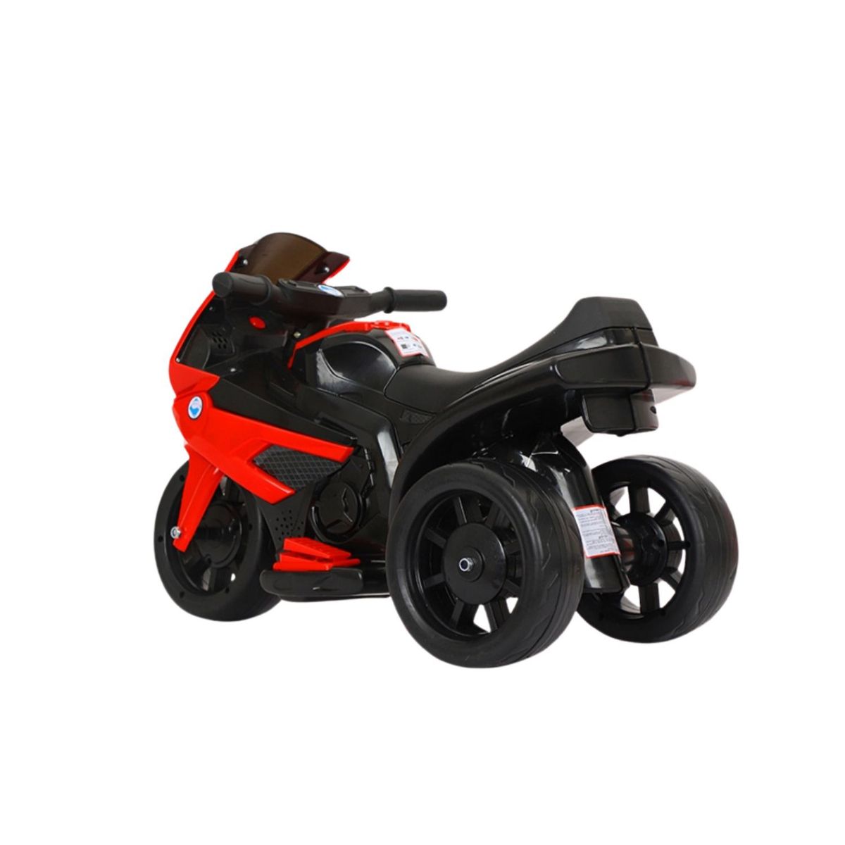 BABYLUNA - Moto con Batería Recargable Deportiva Tres Ruedas Rojo