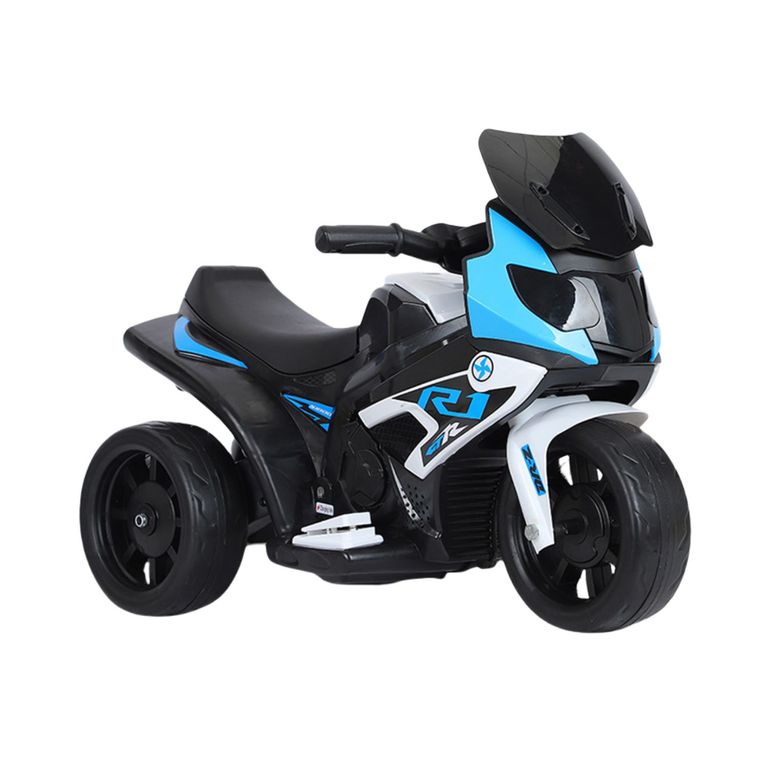 Moto Electrica a Bateria Cool para ninos Celeste
