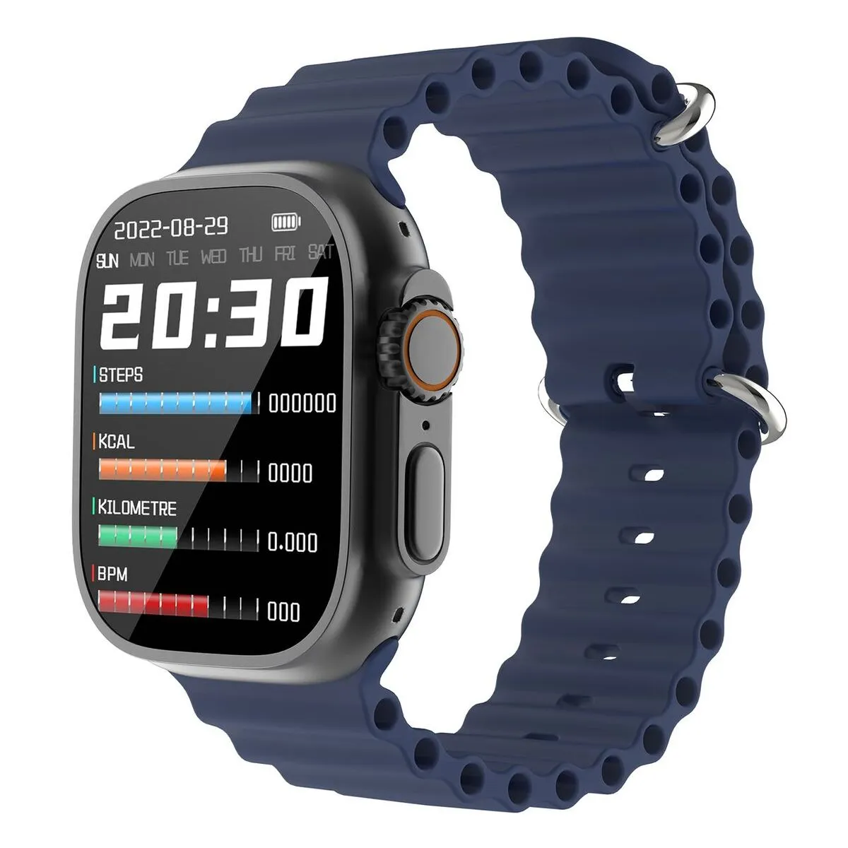 KBOD - Smart Watch Reloj Inteligente Bluetooth Kbod X90 Ultra Ip67 Negro Azul