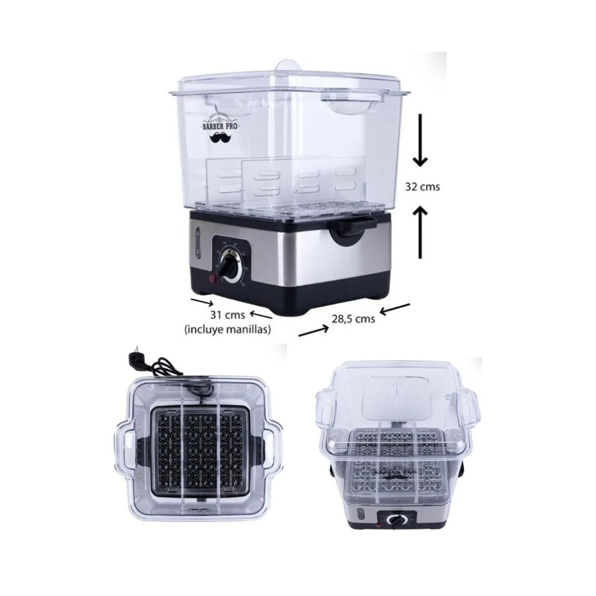 GENERICO - Calentador Vaporizador De Toallas Para Barberia