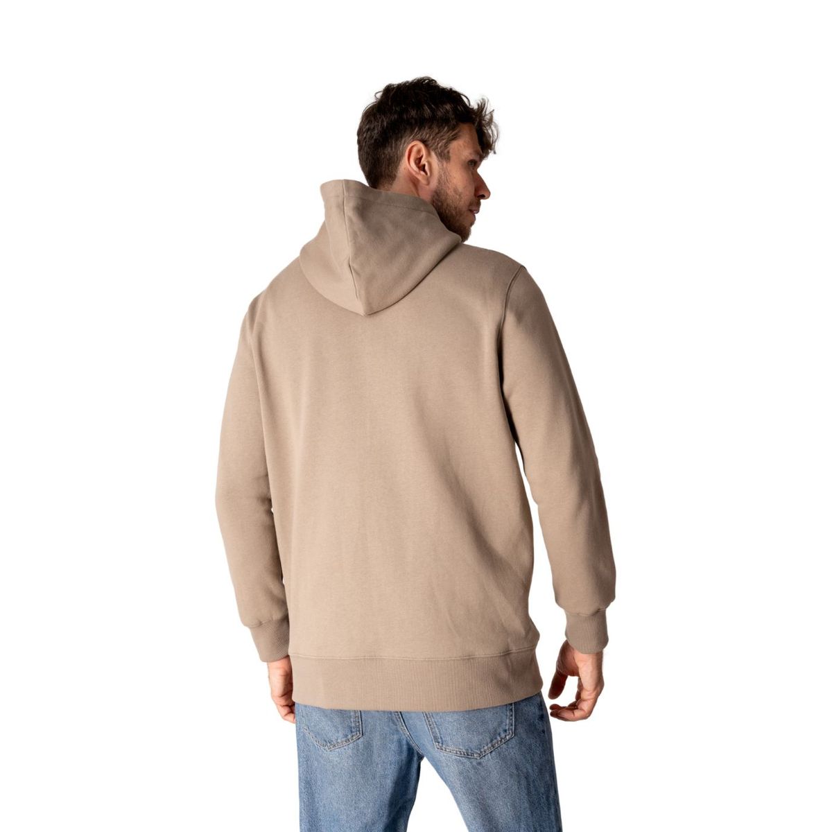 LENGA - Polerón Hombre Con Gorro Y Cierre metal Algodón Orgánico Pehoe Lenga