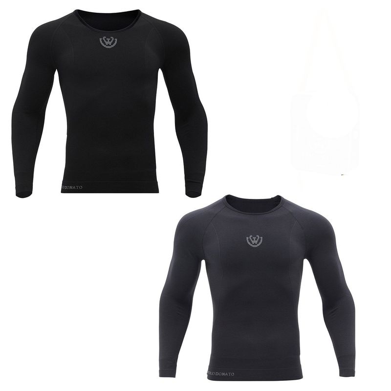 GIOVACCHINO - Pack 2 Camisetas Termica Primera Capa Microfibra Hombre