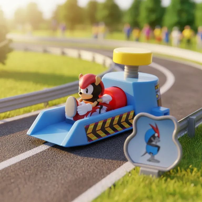 Auto de carrera coleccion Go Go Racers - Mighty