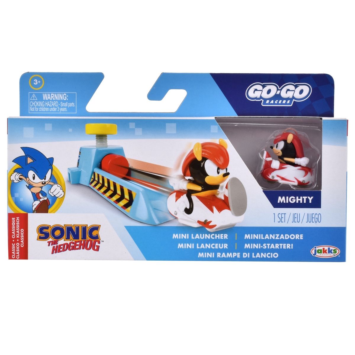 SONIC - Auto de carrera SONIC colección Go Go Racers - Mighty