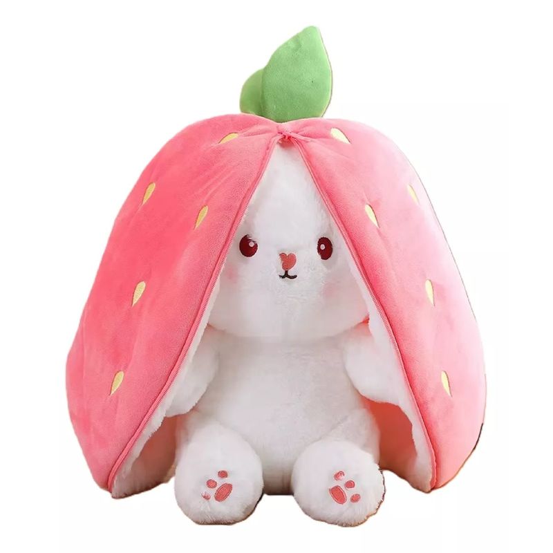 GENERICO - Peluche Conejo 25 cm - Rosa Frutilla