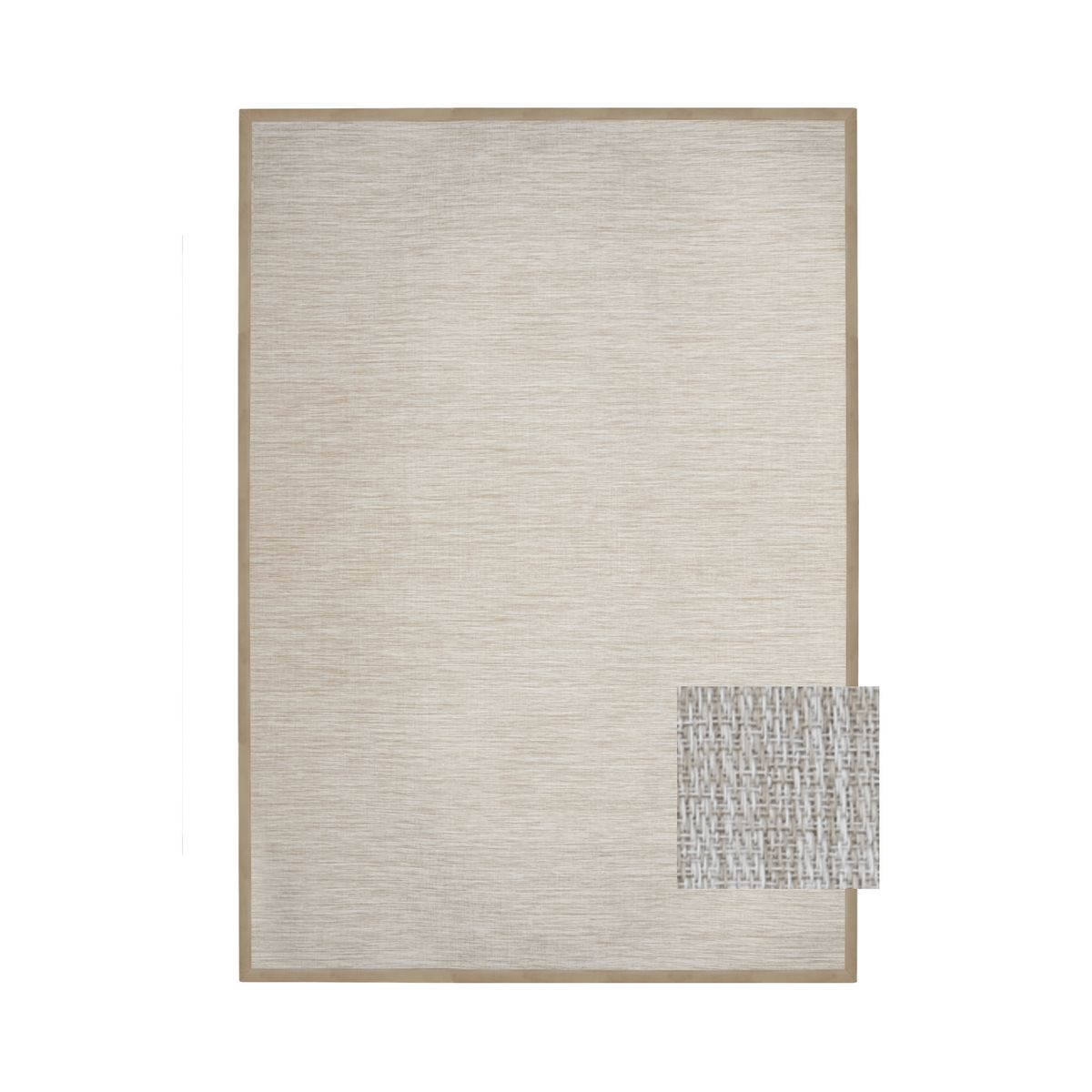 VADELL - Alfombra  Alma 3 x 2 mts borde beige