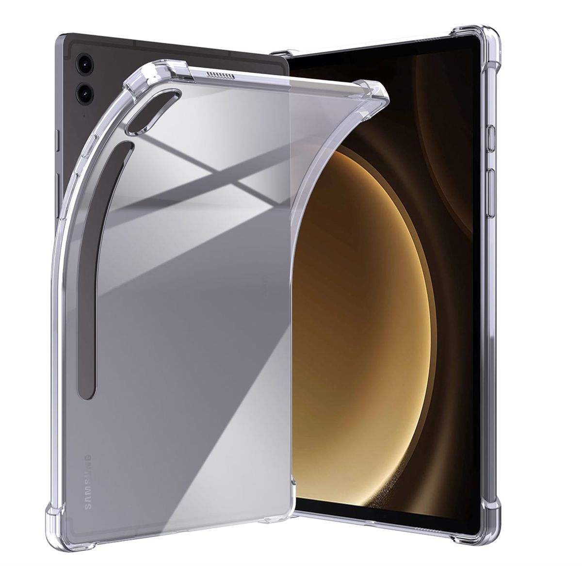 JOIGO - Carcasa Transparente Reforzada Para Samsung Tab S9 Fe+ 12.4