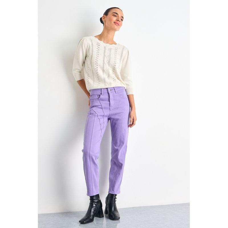 IO - Jeans Mujer Morado Io