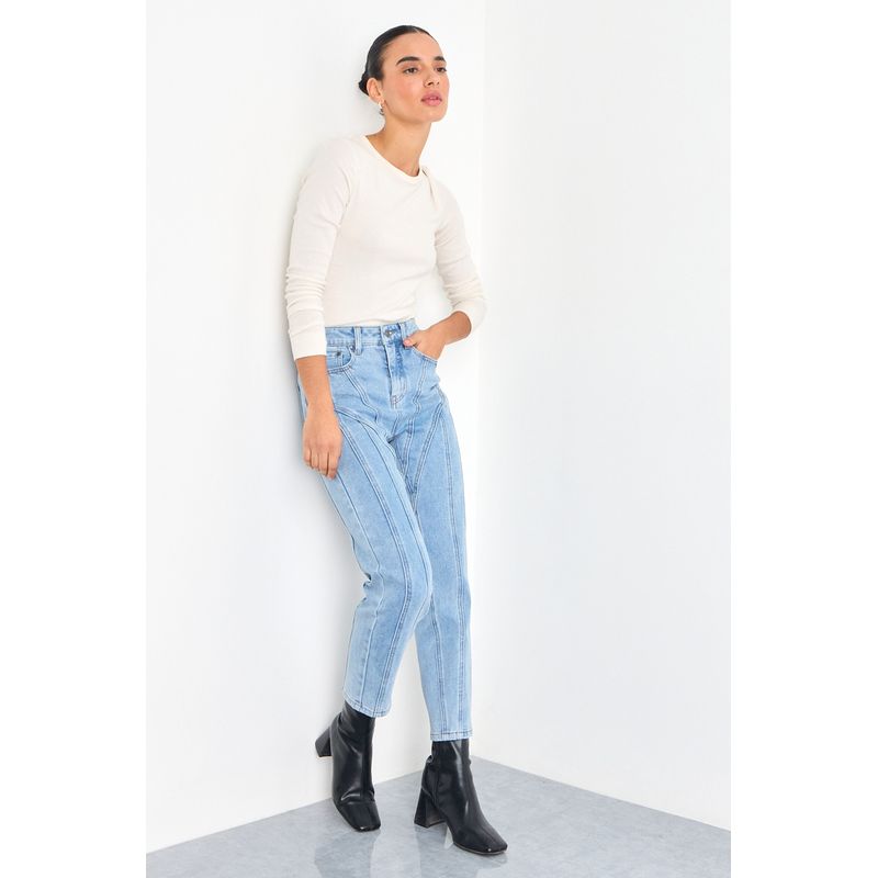 IO - Jeans Mujer Celeste Io