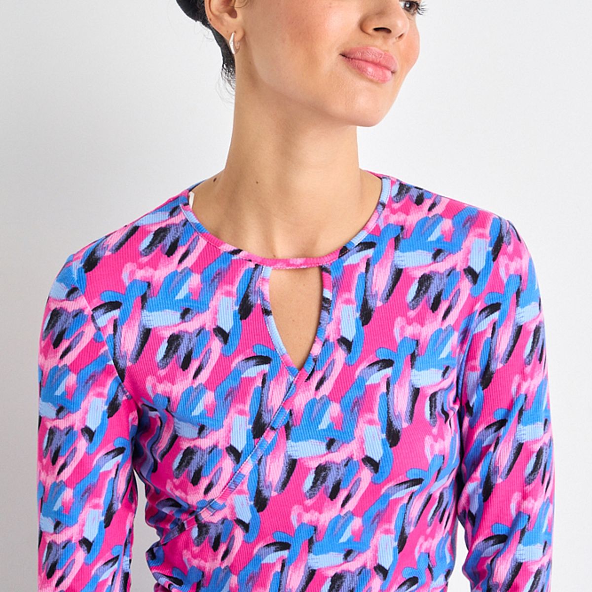 IO - Polera Manga Larga Mujer Rosada Io