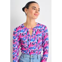 Polera Manga Larga Mujer Rosada