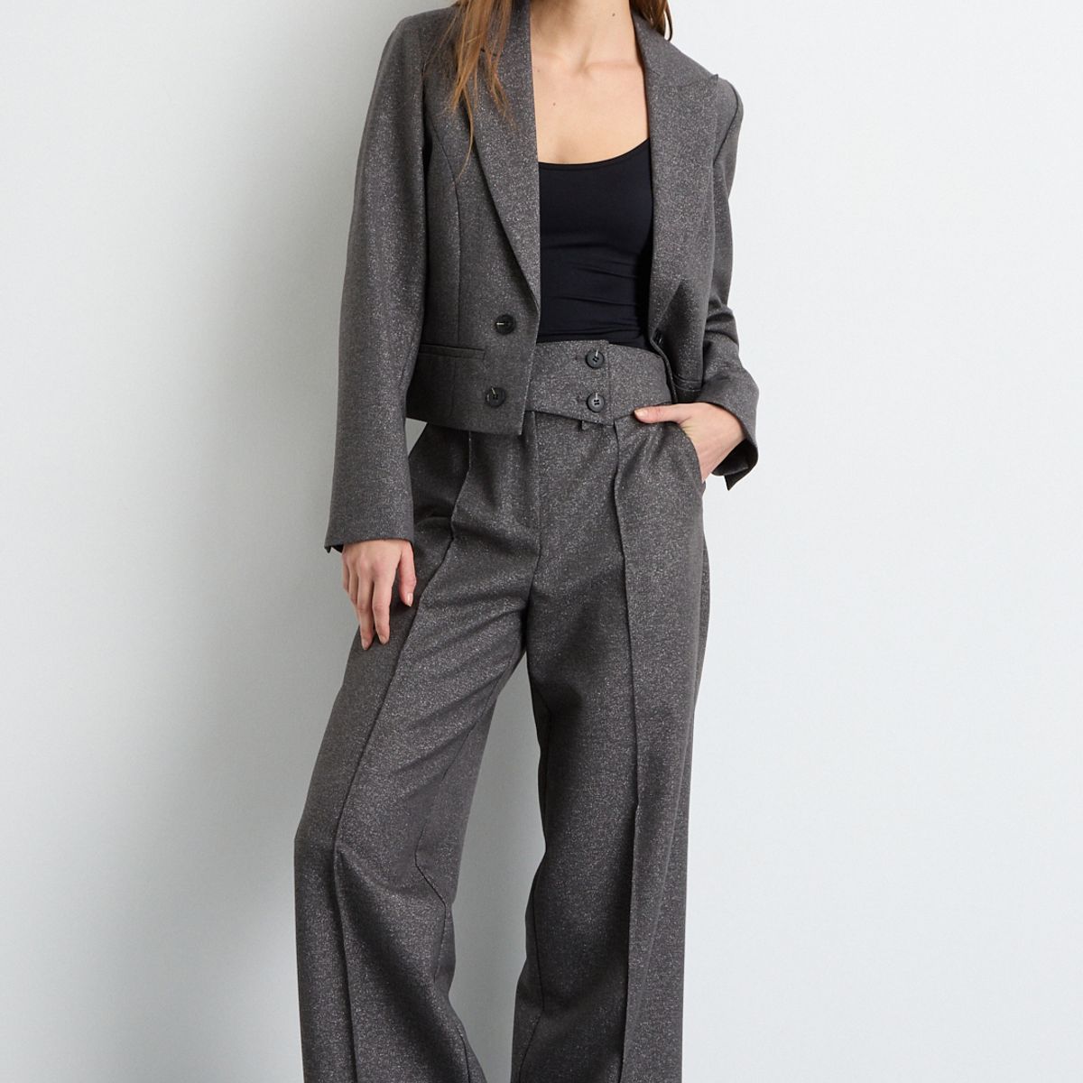 IO - Pantalon Mujer Gris Io
