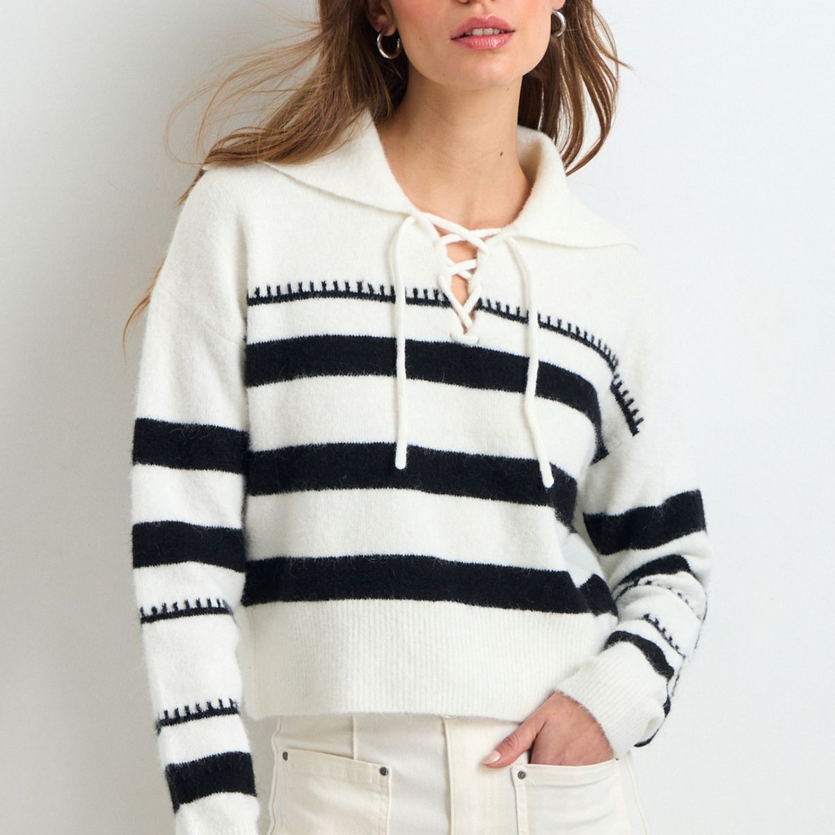 IO - Sweater Mujer Crudo Io