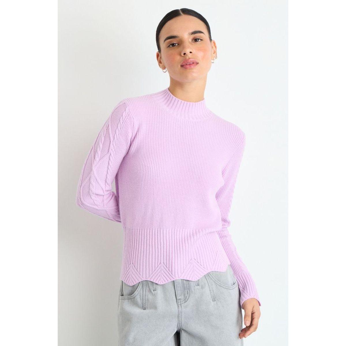 IO - Sweater Mujer Rosa Io