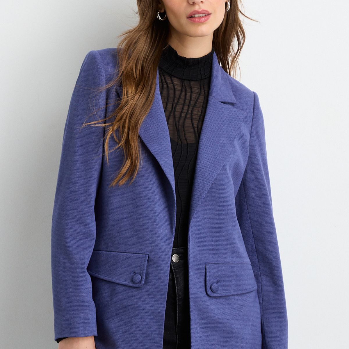 IO - Blazer Mujer Azul Io