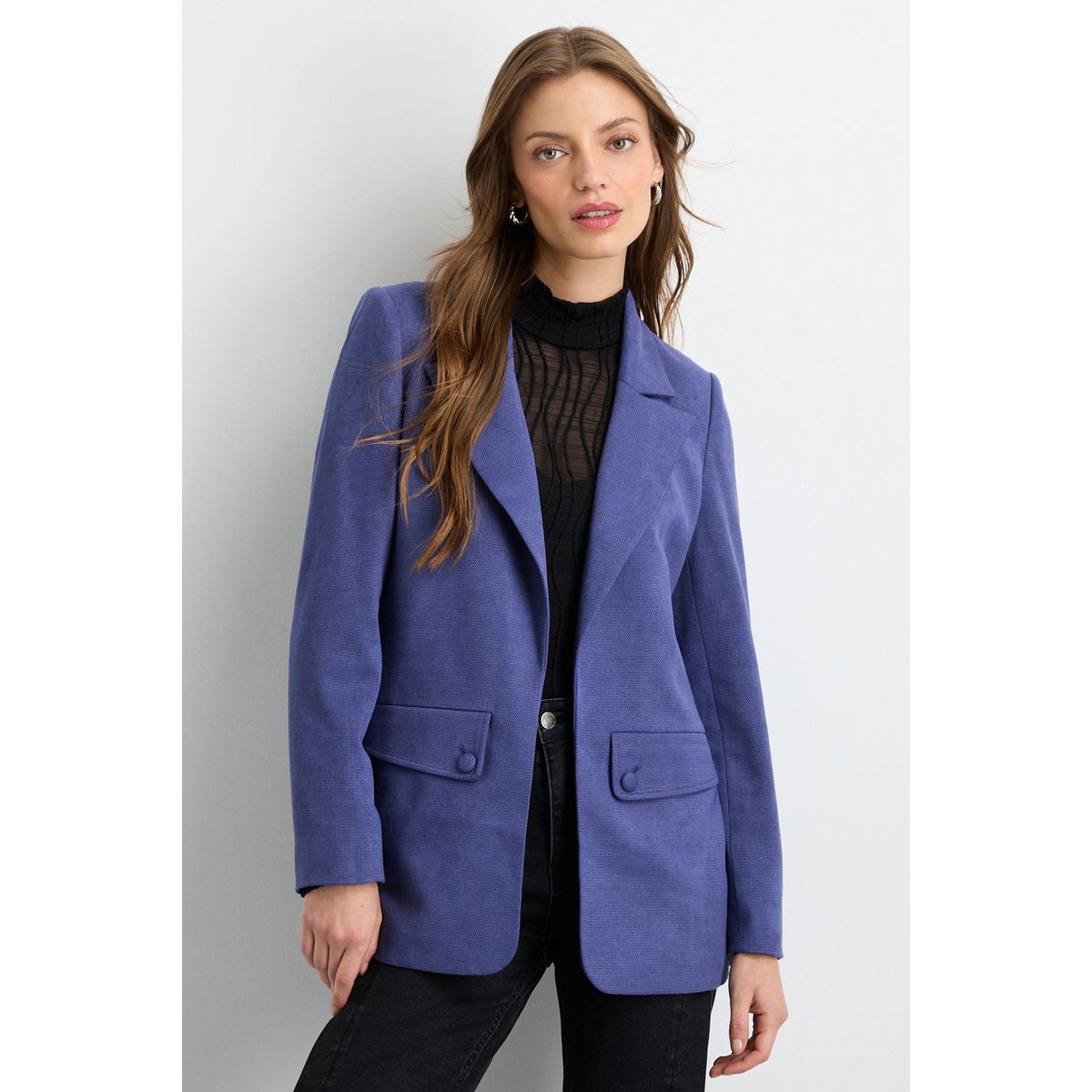 IO - Blazer Mujer Azul Io