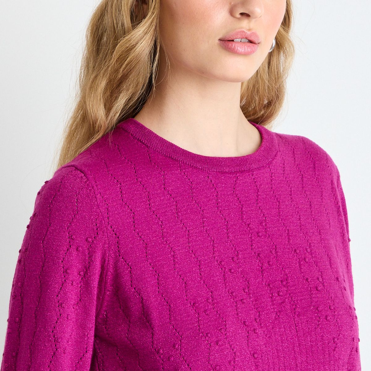 IO - Sweater Mujer Fucsia Io