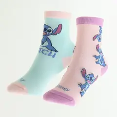 DISNEY - Pack Calcetines Niña Lilo & Stitch Angel Print Blanco