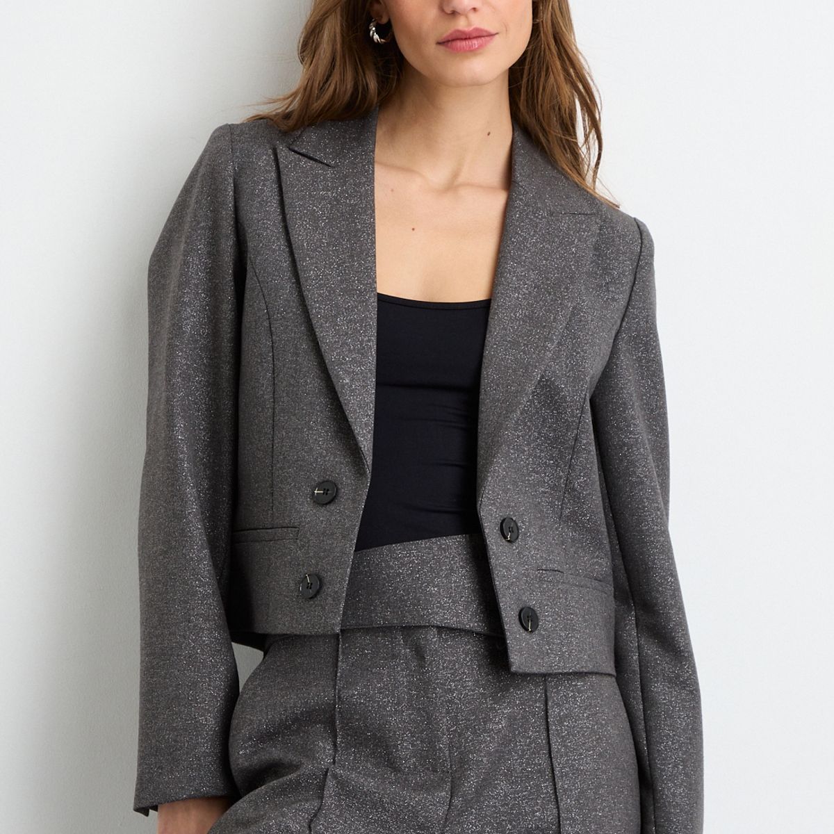 IO - Blazer Mujer Gris Io